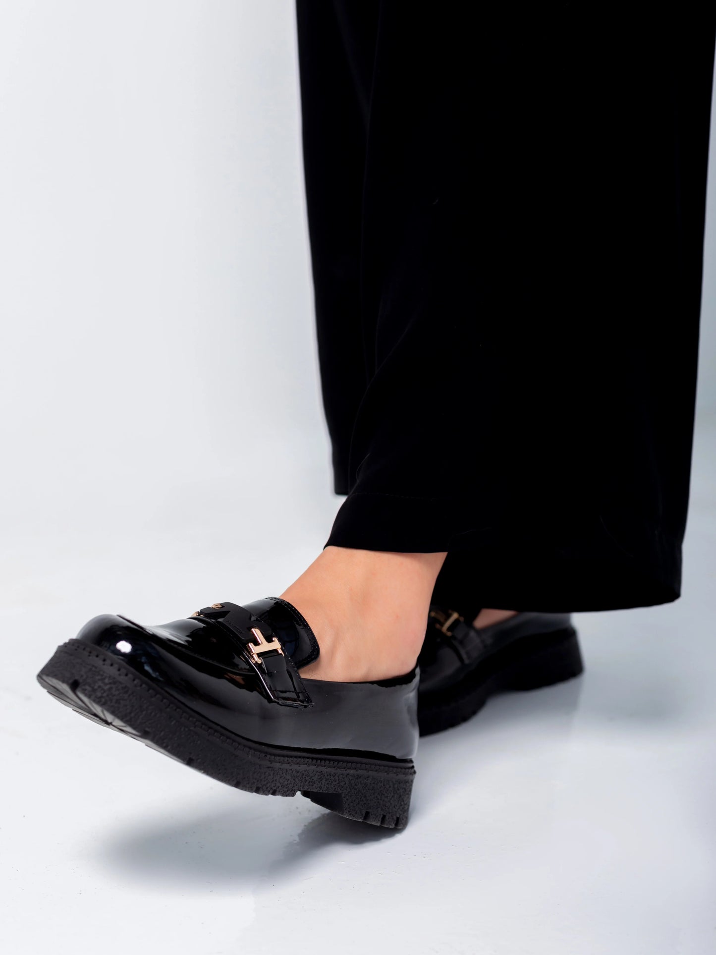 Midnight Gloss Loafers