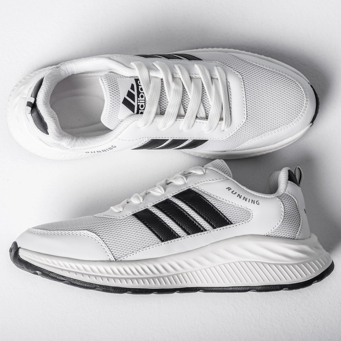 StrideMax men Running Shoes | White