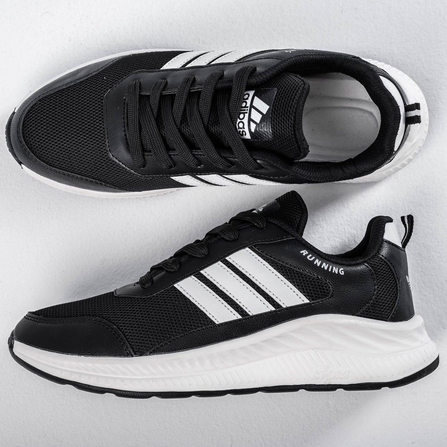 StrideMax men Running Shoes | Black