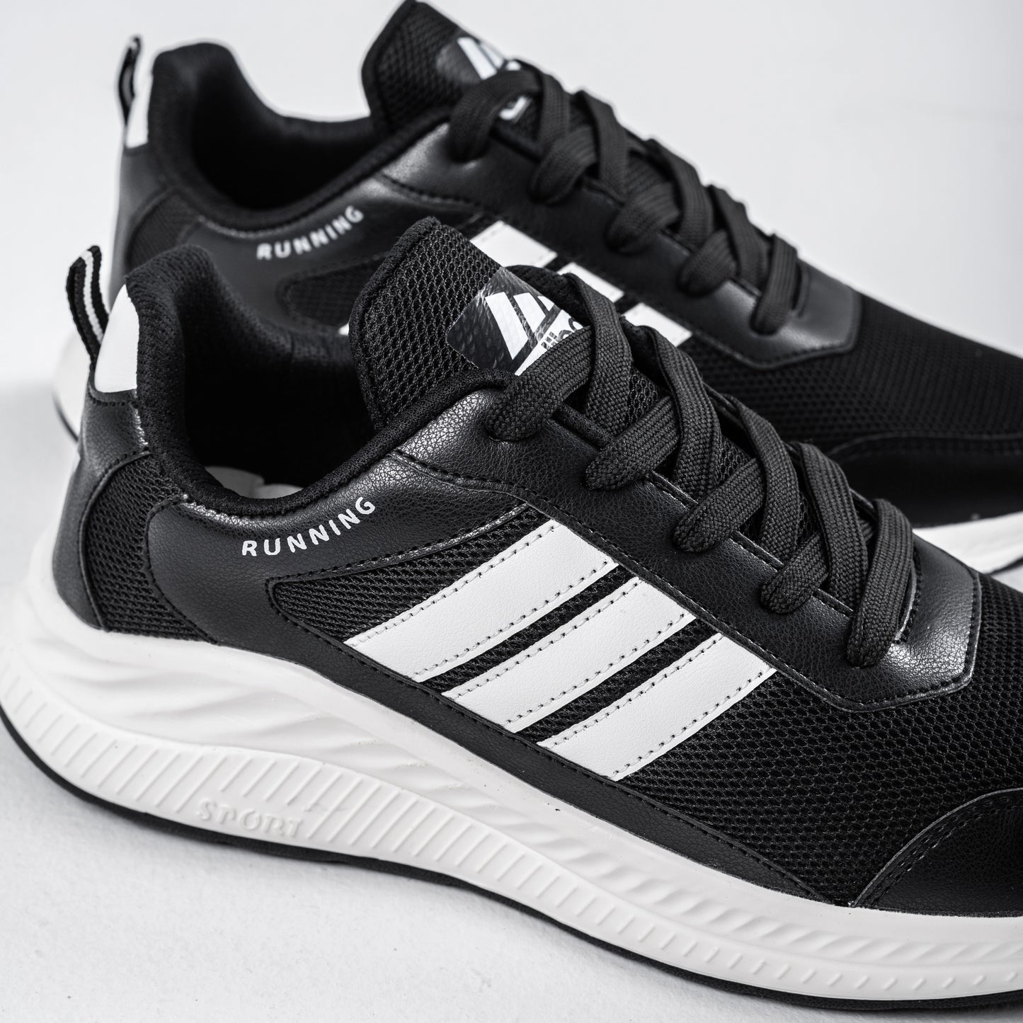 StrideMax men Running Shoes | Black