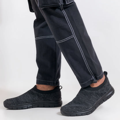 FlexiStride Slip on men sneaker | Black