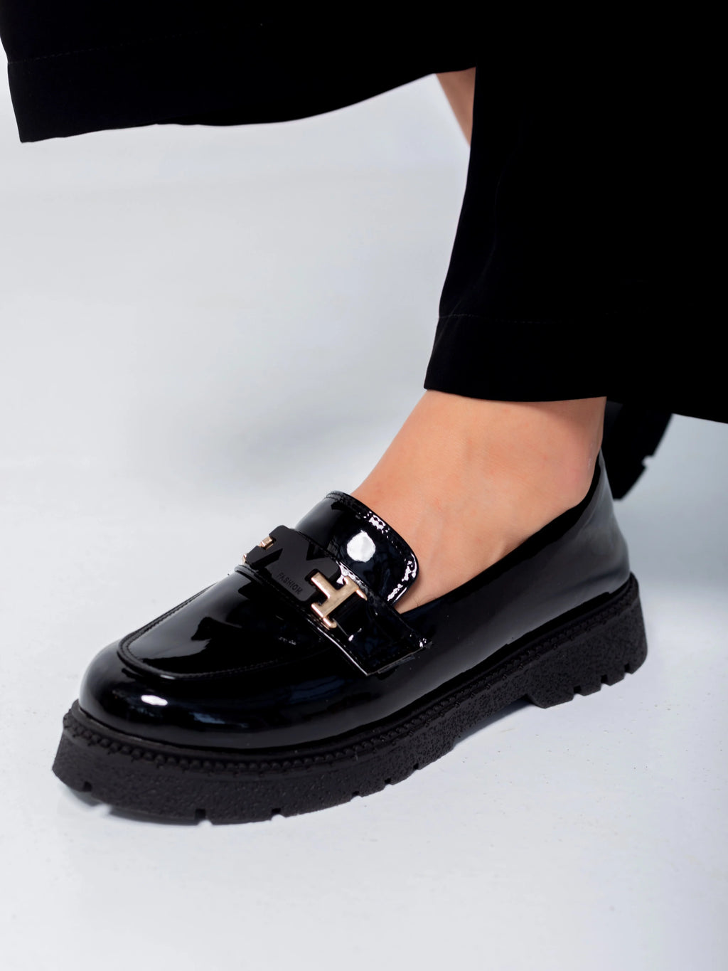 Midnight Gloss Loafers