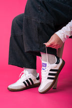 Samba Woman's Shoe | White (Black)