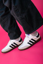 Samba Woman's Shoe | White (Black)