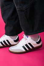 Samba Woman's Shoe | White (Black)