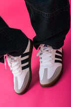 Samba Woman's Shoe | White (Black)