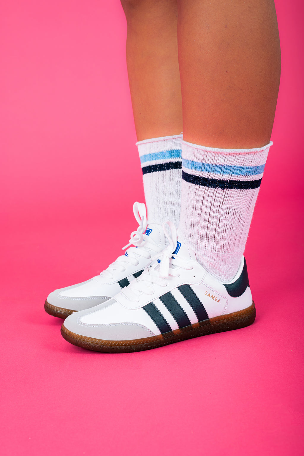 Samba Woman's Shoe | White (Black)