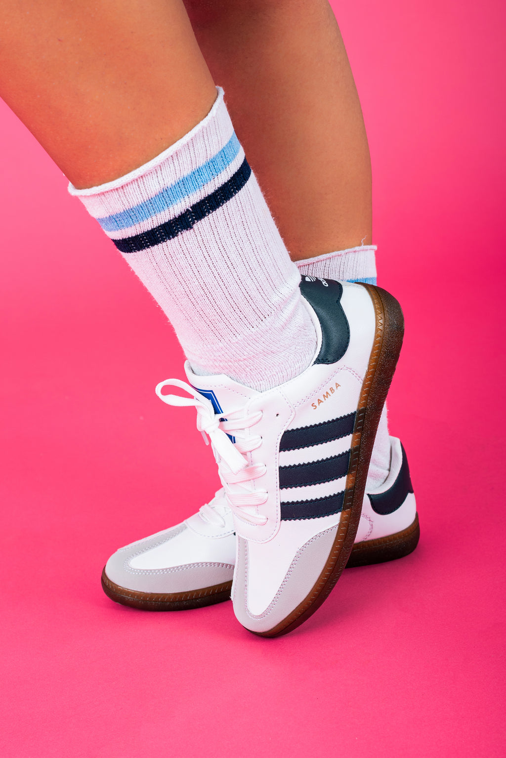 Samba Woman's Shoe | White (Black)