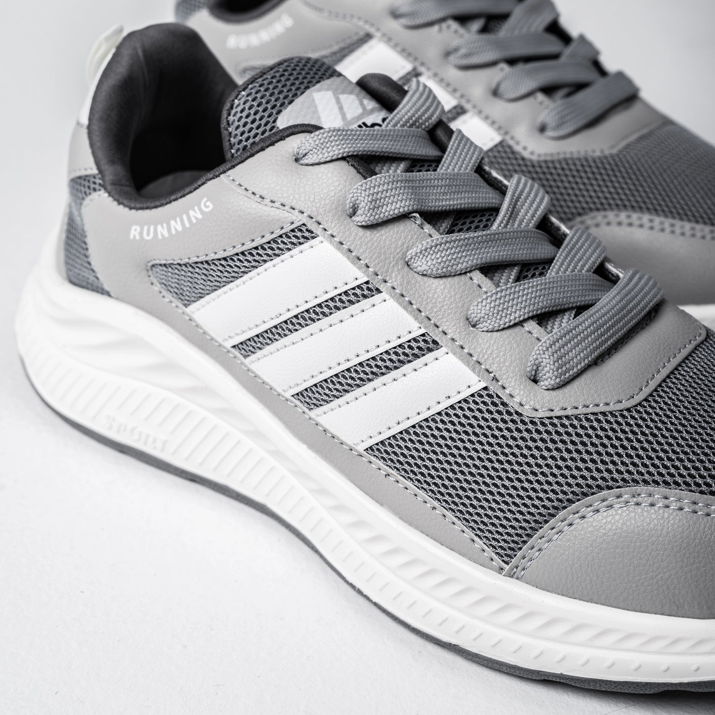 StrideMax men Running Shoes | Gray