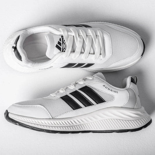 StrideMax men Running Shoes | White