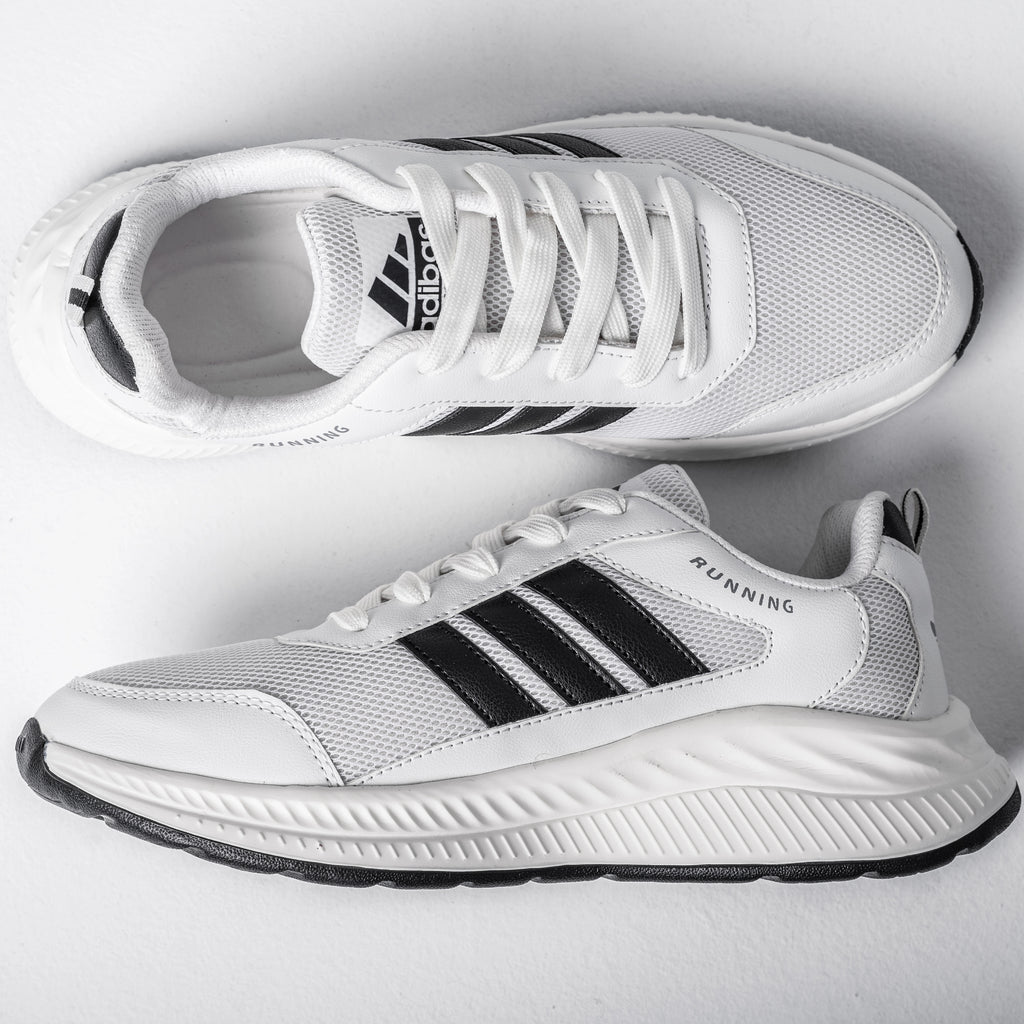 Stridemax Men Running Sneaker | White