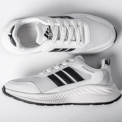 Stridemax Men Running Sneaker | White