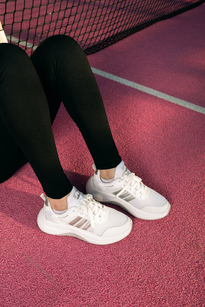 StrideMax Women's Running Shoes | Silver