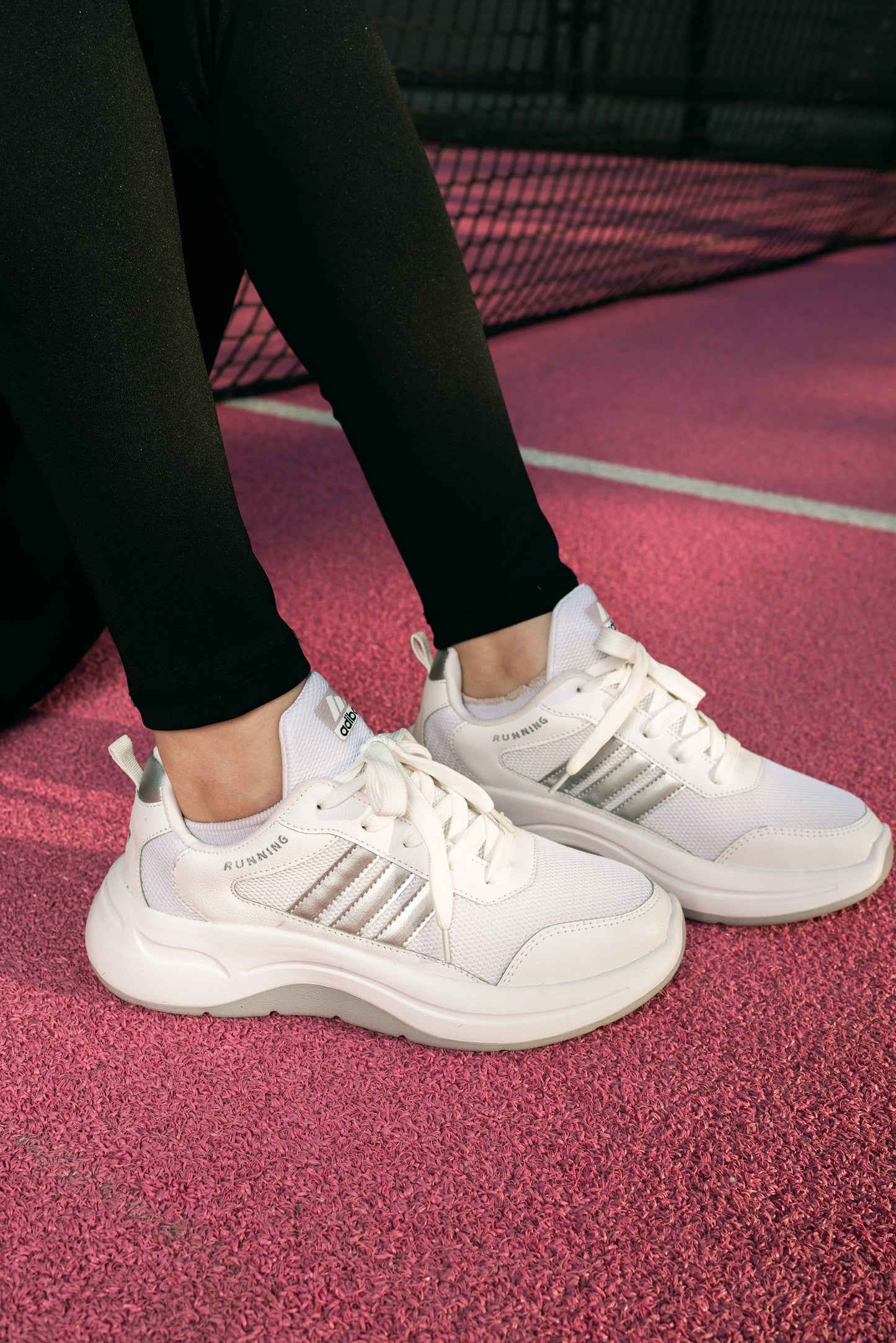 StrideMax Women's Running Shoes | Silver