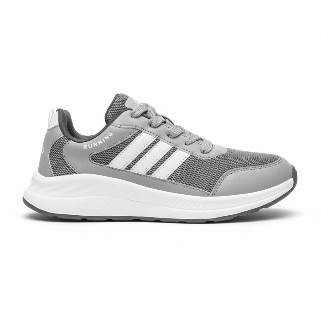 Stridemax Men Running Sneaker | Gray