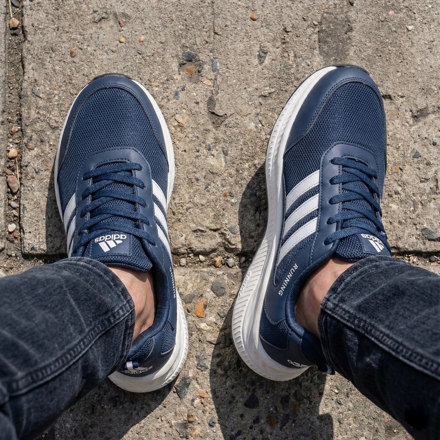 Stridemax Men Running Sneaker | Navy