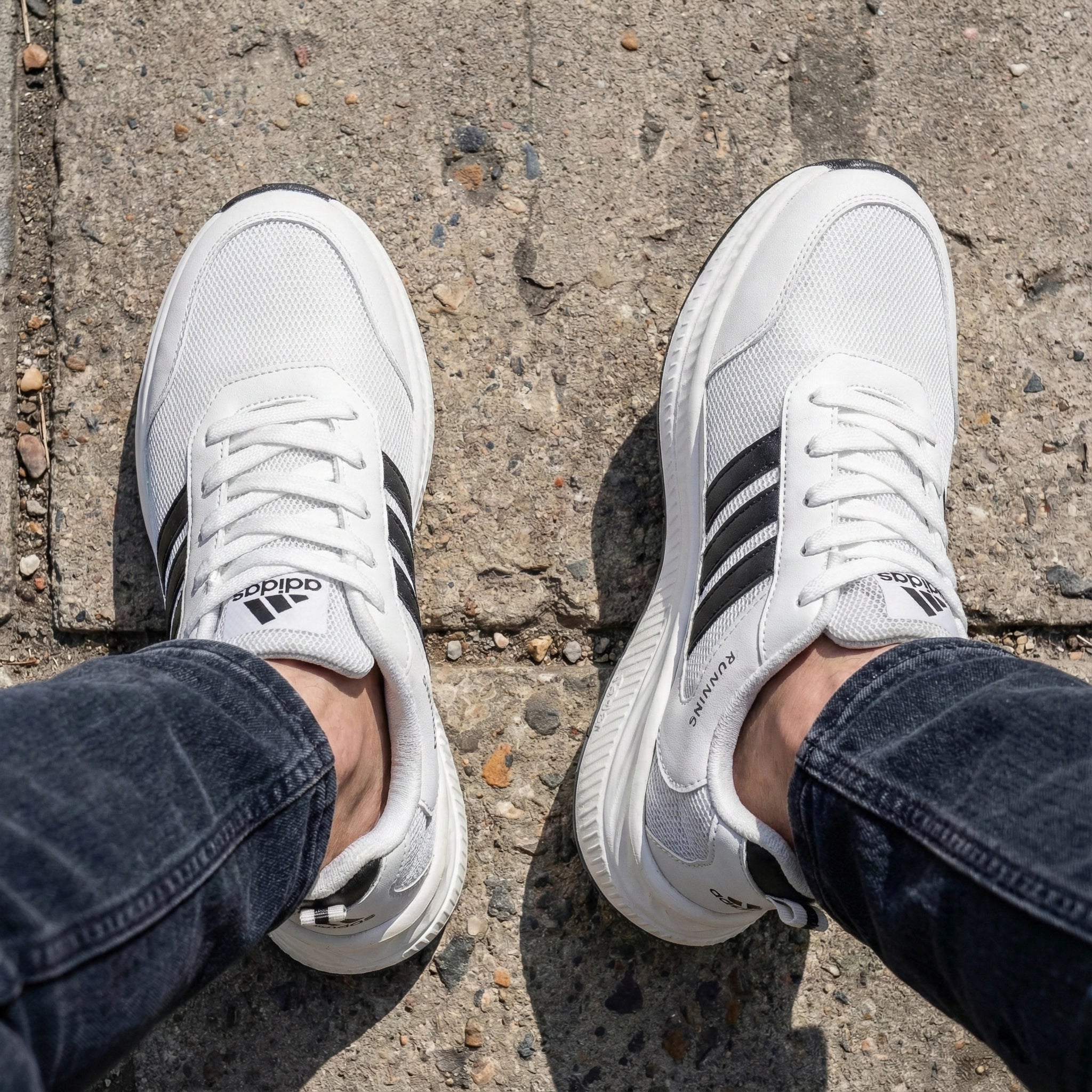 Stridemax Men Running Sneaker | White